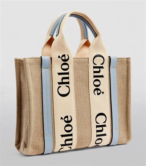 chloe bag woody small|large woody cotton tote bag.